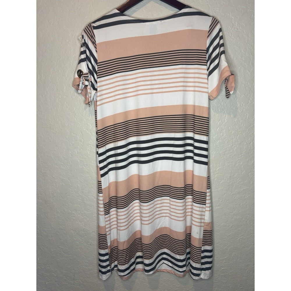 Women's Robert Louis Striped Dress‎ Soft Stretch, Size Small - Picture 3 of 3